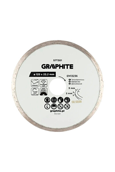 OEM Disc diamantat Graphite 125x22,2mm, Ø125mm