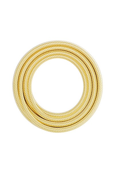 OEM Fir/cablu pentru pendule Calex 2x0,7 mm² 1,5m, înveliș textil, metal/auriu
