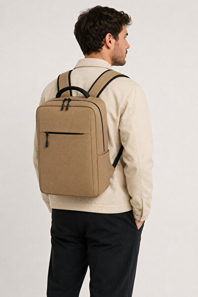 KAFFAA Unisex Daily Backpack with Laptop Compartment