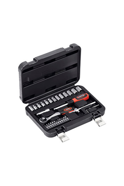 OEM Meister σετ καρυδάκια και μύτες 1/4 ", 32 τεμάχια