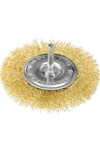 OEM Graphite round wire brush Ø100mm made of brass