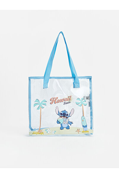 LC Waikiki Nevavm Stitch Printed Girls' Beach Bag with a Difference