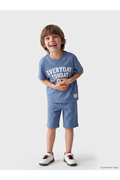 LC Waikiki Vizyon New Season Printed Boys' Set