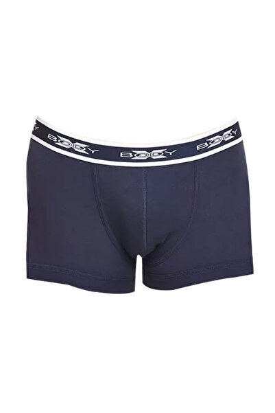 Bodycare Men's plain boxer brief Navy 100% super combed 1x1 cotton finest fab...