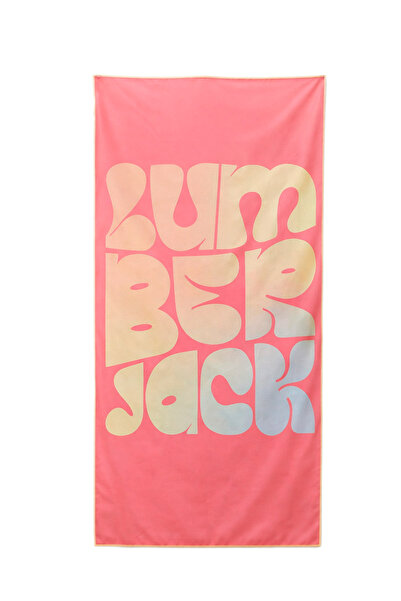 lumberjack Plaj Havlusu Unisex Pembe SM MFIBER