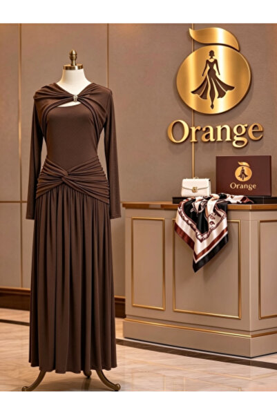 Orange Diana Dress