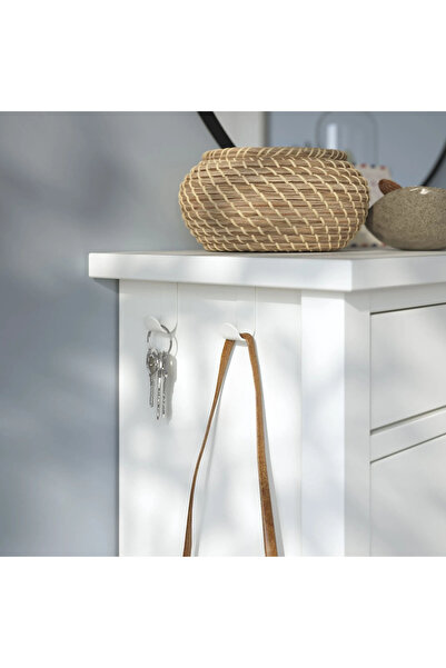 IKEA GULLABERG ayakkabı dolabı, beyaz, 88x30x122 cm, 2 bölmeli akdenizshop