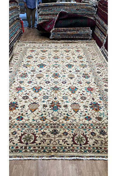Turkmen Rug El Dokuma Afghan halısı