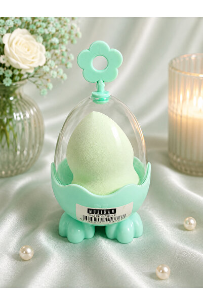 Silver Seasons MUJCAN Kapaklı Makyaj Süngeri Beauty Blender Saklama Kutulu