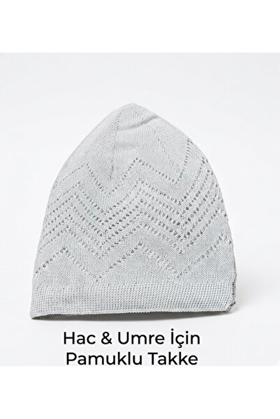 Hac&UmreSetim %100 Pamuklu Namaz ve İbadet Takkesi - Terletmeyen Hac ve Umre ...