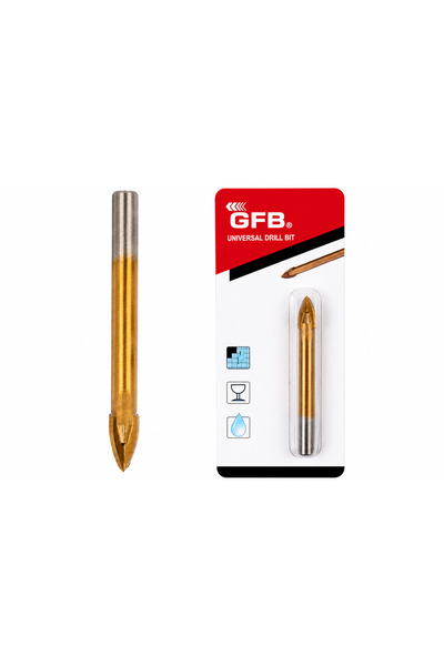GFB 4602 6 mm Cam Seramik Delme Matkap Ucu Fayans Porselen Granit Seramik Cam...