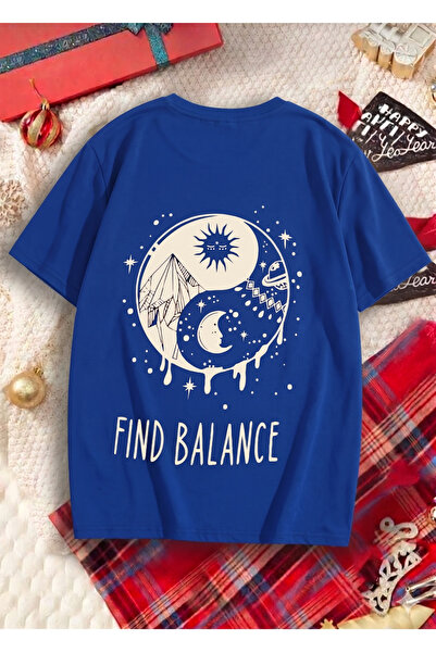 UNCİA OUTDOORS Women's Men's Unisex Nut Print Oversized Crew Neck T-Shirt