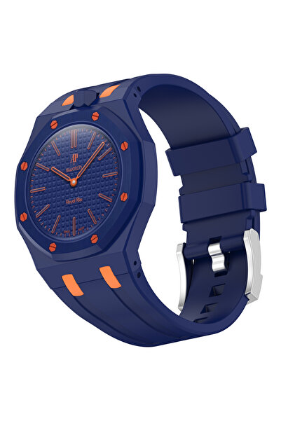 Generic حزام ساعة من السيليكون متوافق مع ساعة AP x Swatch Royal Pop - حزام مع...
