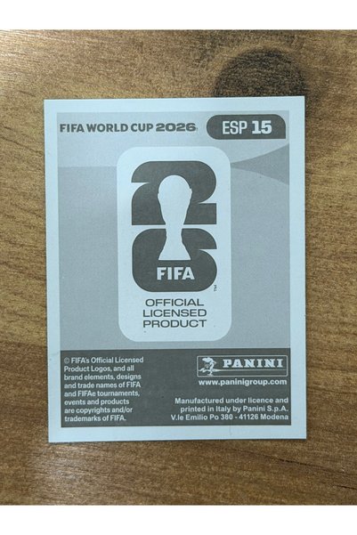 Panini ملصق FWC 26 لامين يامال ESP 15