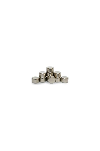 Hdg 10 Adet Güçlü Neodyum Mıknatıs 8x4 Mm yuvarlak
