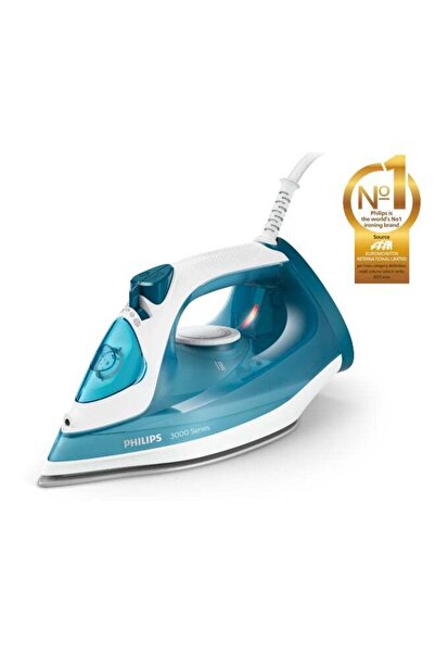 Philips Smart Philips Steam Iron Series 3000-2100W, 140 G Steam Boost, Cerami...