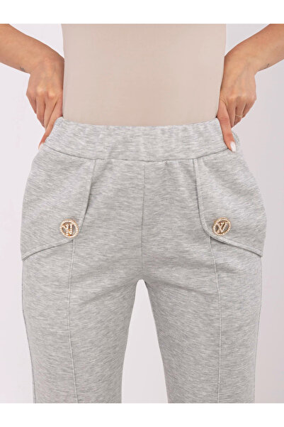 Factory Price Pantaloni Dama Gri