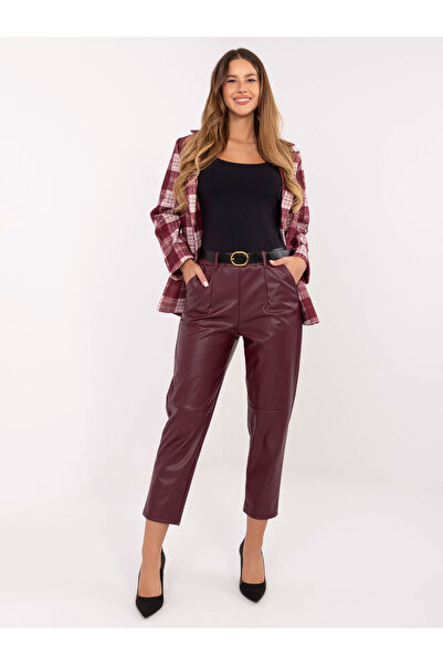Factory Price Pantaloni Dama Bordo