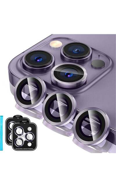 ELTRAZONE iPhone 14 Pro - iPhone 14 Pro Max Camera Lens Protector, 9H Tempere...