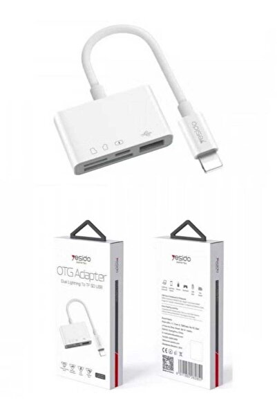 Yesido GS12 Lightning to USB OTG Adapter – High-Speed Data Transfer for iPhon...