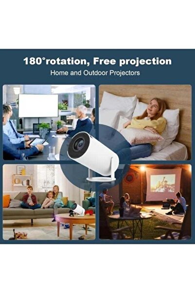calus H5-A Portable Smart Projector – Ultra HD Support, Dual WiFi & Bluetooth...