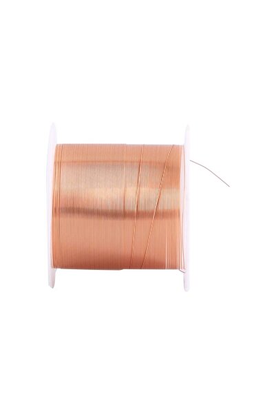 Hdg 0,15 mm Emaye Bobin Teli 50 Metre - Makaraya Sarılı Emaye Kaplı Bakır Tel