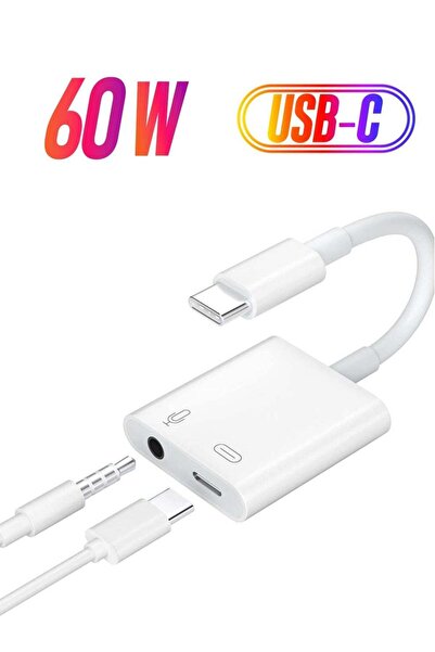 ELTRAZONE محول USB C إلى مقبس سماعة رأس 3.5 ملم وشاحن، محول من النوع C إلى مق...