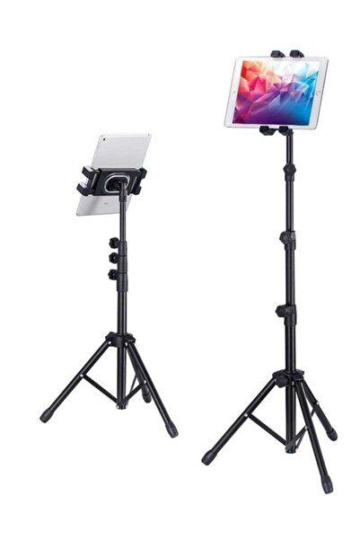 ELTRAZONE Telescopic Tripod Tablet Stand for Tablets 6" to 13" Tablet Floor S...