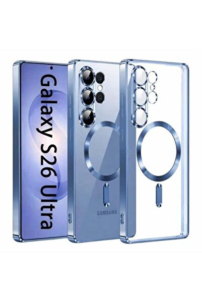 ELTRAZONE Samsung Galaxy S26 Ultra Transparent Case Electroplated Magnetic Co...