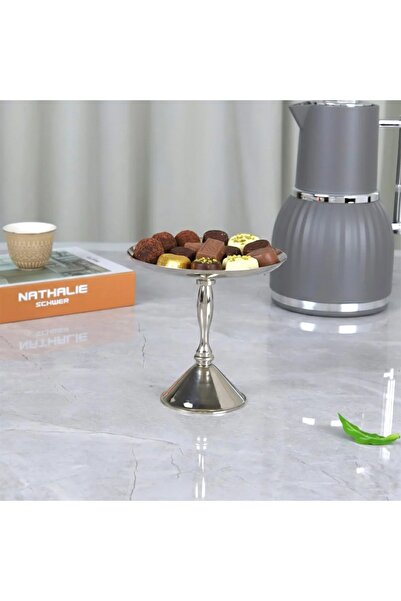 Al Hadaya Mall Chail Halal Steel Modern Design - Nickel - 15X15X14 cm