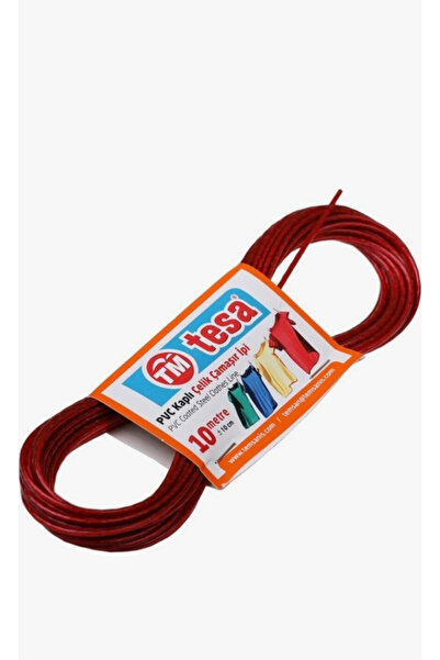 Tesa PVC Kaplı Çelik Çamaşır İpi 10 Metre