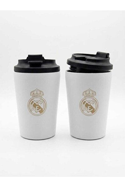 Mcf Real Madrid Thermal Mug (Preserves Heat and Cold) Featuring the Golden Re...