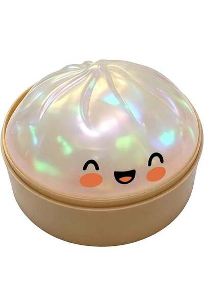 ATRJSZ Simulation Glitter Dumpling Fidget Toy, Soft Squeeze Squishy Toy with ...