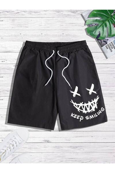 JANTIL MODA Unisex Black Shorts for a Sporty Look 👟