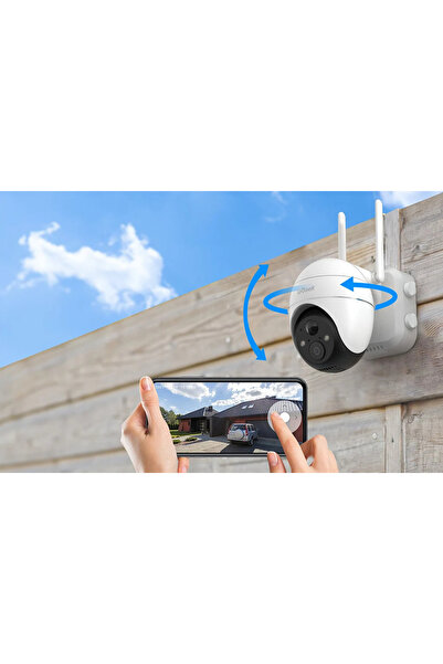 ie Geek Cameră de supraveghere solară pentru exterior ieGeek ZY-C2 3MP HD Solar Powered & 100% Wire-Free 360 View