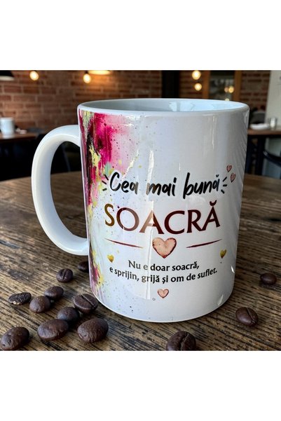hiperborea Cană personalizată „Cea mai bună Soacră”