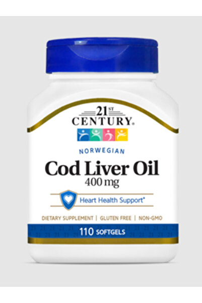 21st Century Ulei de ficat de cod norvegian 400mg 110 capsule moi