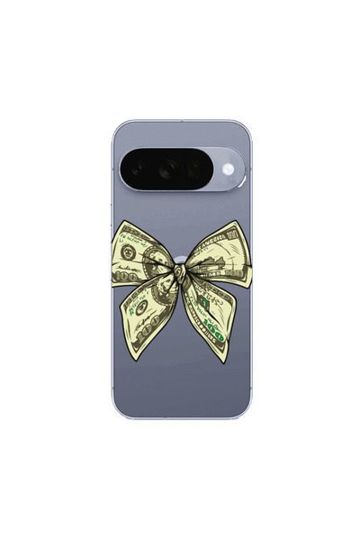 Other Google Pixel 10 Bowtie Dollars Transparent Silicone TPU Θήκη