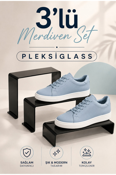 COMFORTSTEP Ayakkabı Standı 3lü Merdiven Set