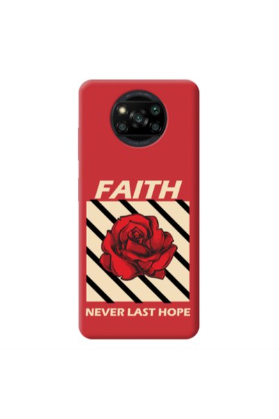 Other Xiaomi Poco X3 /X3 Pro Faith Never Last Hope Red Colored Silicone TPU Θήκη