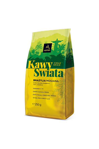 Astra Cafea boabe Brazilia 250g, caracter delicat de ciocolata si nuci