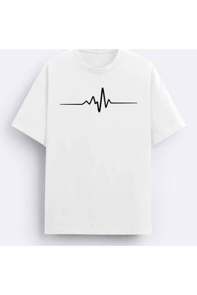 12 Teknoloji Men's Trendy Hand-Painted Print Regular Fit T-Shirt