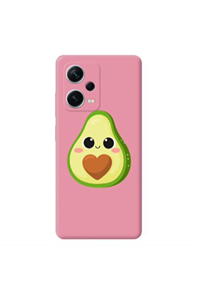 Other Xiaomi Poco X5 Baby avocado Pink Colored Silicone TPU Θήκη