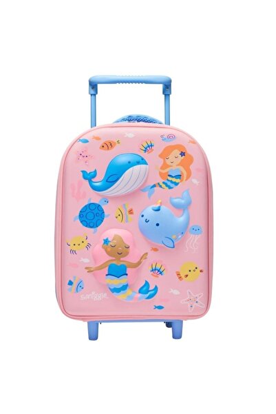 SMIGGLE - Glide Teeny Tiny Hardtop Okul ve Seyahat Çantası Pempe Çekçekli Çanta