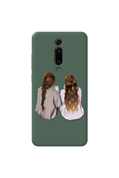 Other Xiaomi Mi 9T Pro Friends Dark Green Colored Silicone TPU Θήκη