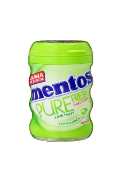 Mentos Pure Fresh Lime, 60g, fara zahar, cu xilitol, pentru diabetici