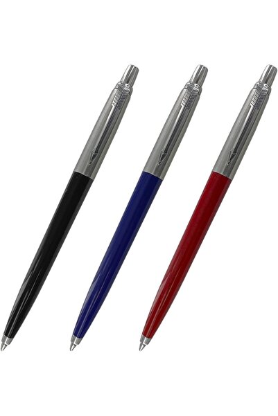 Parker Jotter Retractable Ball Point Pen Black Ink, Fine Point (Assorted)