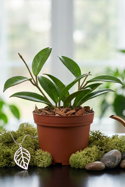 Wax Habitat Hoya Carnosa - Klasik Mum Çiçeği - Dayanıklı Salon Bitkisi -