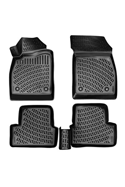 Umbrella Set de covorașe auto din cauciuc tip tavă pentru Opel Astra J 2009-2015