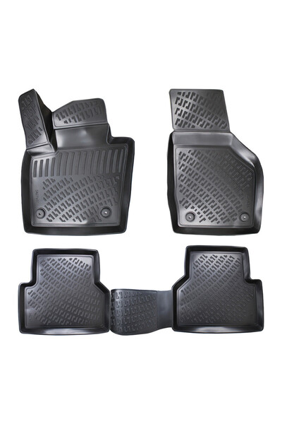 Umbrella Set de covorașe auto din cauciuc tip tavă pentru Audi Q3 I (8U) 2011...